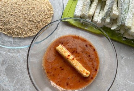 Фото шага рецепта Хрустящие палочки из кабачка в духовке 174082 шаг 9  