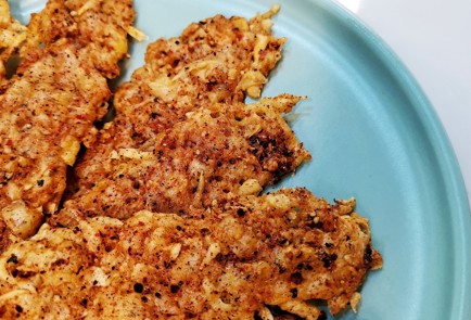 Фото шага рецепта Хрустящие сырные кетоломтики 152770 шаг 10  