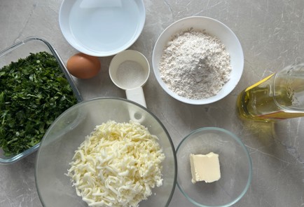 Фото шага рецепта Хычины с сыром и зеленью 190040 шаг 1  