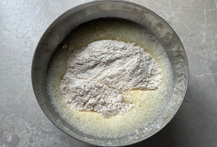 Фото шага рецепта Хычины с сыром и зеленью 190040 шаг 4  