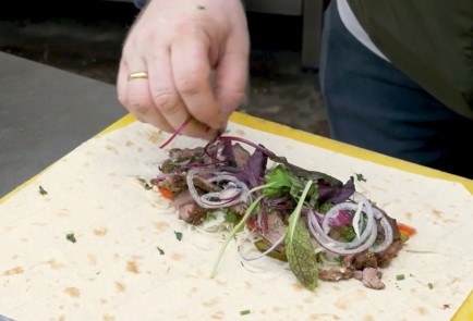 Фото шага рецепта Иерусалимская шаверма с бараниной 151028 шаг 6  