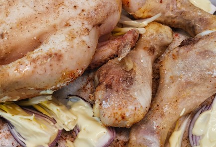 Фото шага рецепта Имбирнопряная курица запеченная на соли 152584 шаг 10  