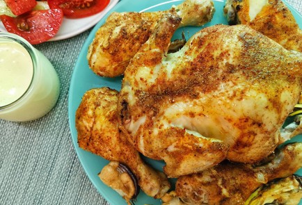 Фото шага рецепта Имбирнопряная курица запеченная на соли 152584 шаг 11  