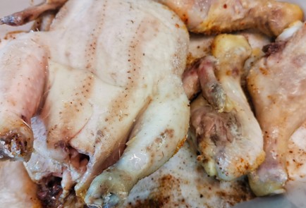 Фото шага рецепта Имбирнопряная курица запеченная на соли 152584 шаг 8  