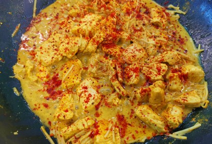 Фото шага рецепта Индейка с грибами эноки 175671 шаг 13  