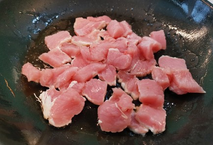 Фото шага рецепта Индейка с грибами эноки 175671 шаг 7  