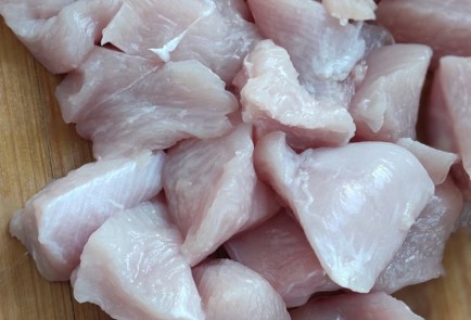 Фото шага рецепта Индейка с картофелем и грибами в духовке 173494 шаг 4  