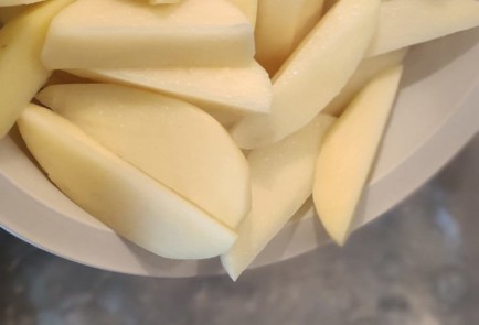 Фото шага рецепта Индейка с картофелем и грибами в духовке 173494 шаг 5  