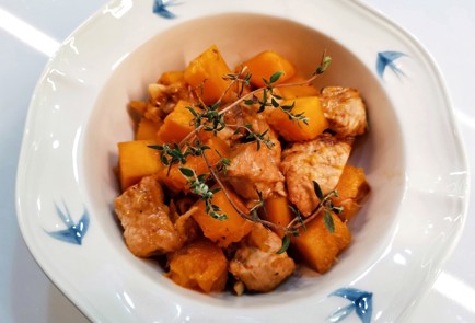 Фото шага рецепта Индейка с тыквой 191443 шаг 12  