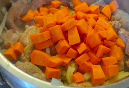 Фото шага рецепта Индейка тушенная с картофелем и морковью 189450 шаг 11  