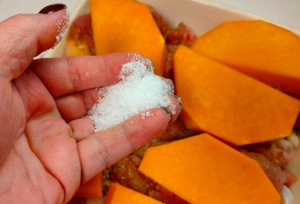 Фото шага рецепта Индейка тушеная с тыквой 188648 шаг 9  