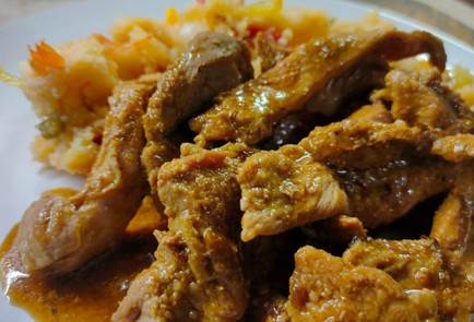 Фото шага рецепта Индейка в соусе с марокканскими специями 189422 шаг 11  