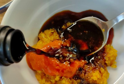 Фото шага рецепта Индюшачьи сердечки в апельсиновосоевом соусе 189421 шаг 6  