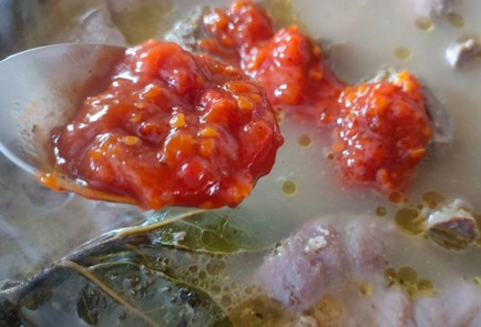 Фото шага рецепта Индюшачьи желудочки тушеные в остром томатном соусе 188286 шаг 9  