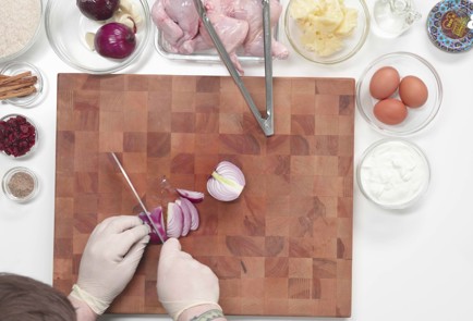 Фото шага рецепта Иранский плов тачин 188912 шаг 3