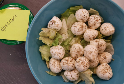 Фото шага рецепта Итальянский овощной салат с моцареллой 151940 шаг 3  