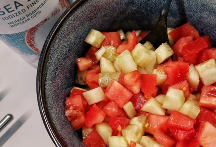 Фото шага рецепта Итальянский летний салат 153102 шаг 4  