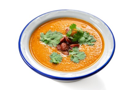 Фото шага рецепта Израильский суп из перца и чечевицы 176343 шаг 13  