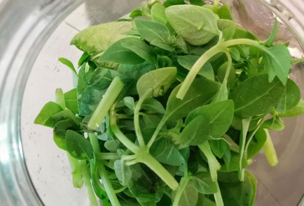 Фото шага рецепта Жареные креветки в базиликовом соусе 152580 шаг 5