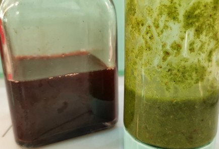 Фото шага рецепта Жареные креветки в базиликовом соусе 152580 шаг 9