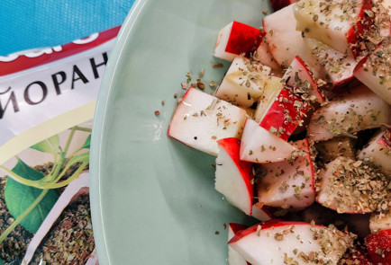 Фото шага рецепта Жареные яблоки с ароматными травами 151548 шаг 5  