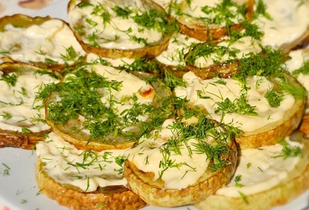 Фото шага рецепта Закуска из кабачков с майонезом и чесноком 190341 шаг 10  