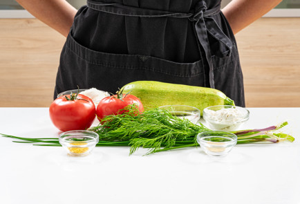 Фото шага рецепта Кабачки с помидорами 189519 шаг 1  