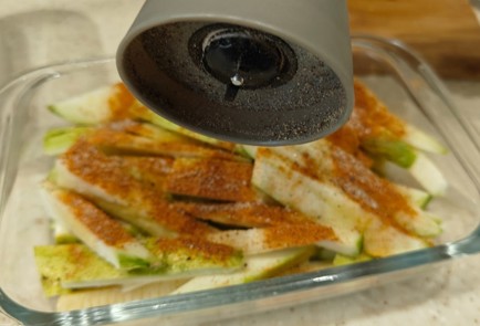 Фото шага рецепта Кабачки с сыром пармезан 190398 шаг 5  