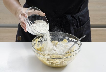 Фото шага рецепта Кабачковые оладьи с яблочным припеком 152673 шаг 9  