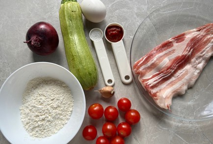 Фото шага рецепта Кабачковые тако 186566 шаг 1  