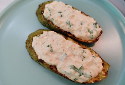 Фото шага рецепта Кабачок с чесноком и сыром 186402 шаг 14  