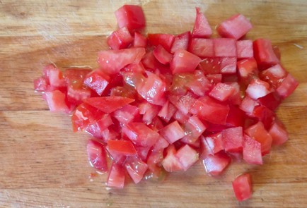 Фото шага рецепта Кабачок запеченный с овощами хамоном и сыром 187073 шаг 4  