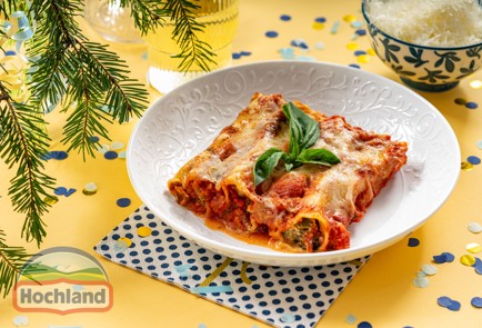 Фото шага рецепта Каннеллони с творожным сыром вялеными томатами и оливками 188035 шаг 10  