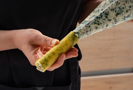 Фото шага рецепта Каннеллони с творожным сыром вялеными томатами и оливками 188035 шаг 7  