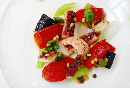 Фото шага рецепта Капоната с морепродуктами 30409 шаг 9