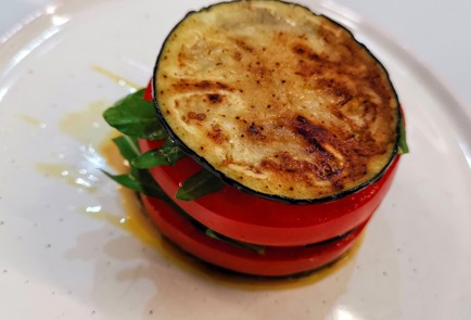 Фото шага рецепта Капрезе из баклажана 152929 шаг 9  