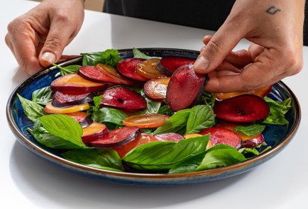 Фото шага рецепта Капрезе со сливами 187033 шаг 6  