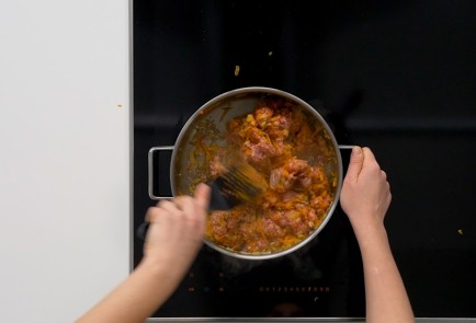 Фото шага рецепта Капуста с фаршем 151653 шаг 7  