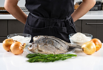 Фото шага рецепта Караси в сметане 191438 шаг 1  