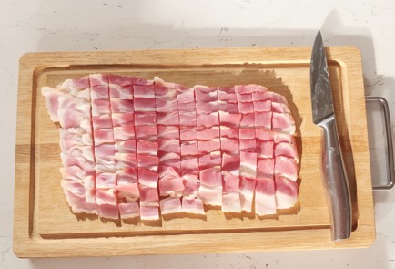 Фото шага рецепта Карбонара с беконом 191343 шаг 3