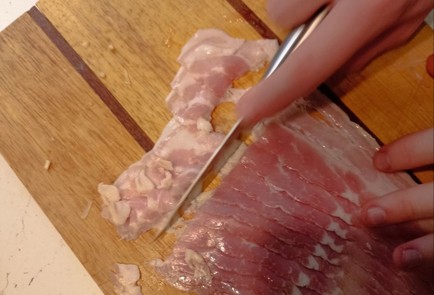 Фото шага рецепта Паста карбонара с беконом и пармезаном 192083 шаг 3  