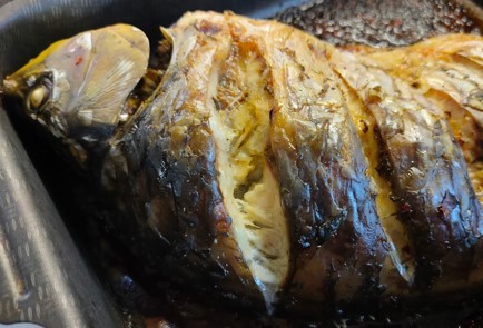 Фото шага рецепта Карп запеченный в духовке 175888 шаг 11  