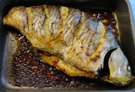 Фото шага рецепта Карп запеченный в духовке 175888 шаг 12  