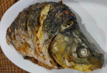 Фото шага рецепта Карп запеченный в духовке 175888 шаг 13  