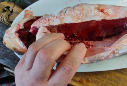 Фото шага рецепта Карп запеченный в духовке 175888 шаг 3  