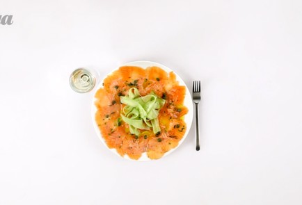 Фото шага рецепта Карпаччо из лосося 25703 шаг 6  