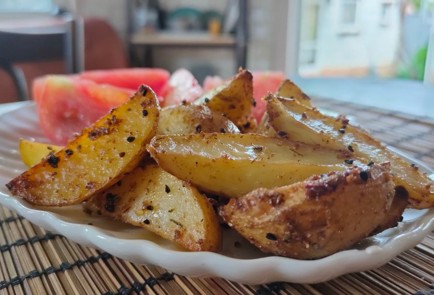 Фото шага рецепта Картофель подеревенски с кунжутом 174414 шаг 11  