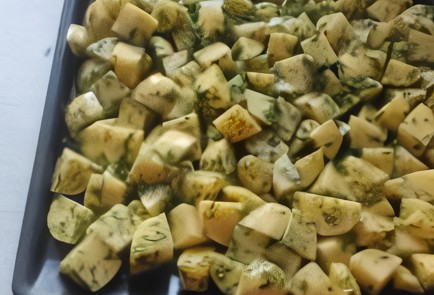 Фото шага рецепта Картофель подеревенски с укропом 152636 шаг 10