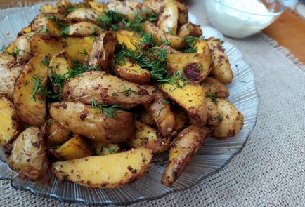 Фото шага рецепта Картофель подеревенски 188188 шаг 13