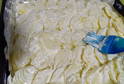 Фото шага рецепта Картофельная запеканка в духовке с бужениной 189743 шаг 5